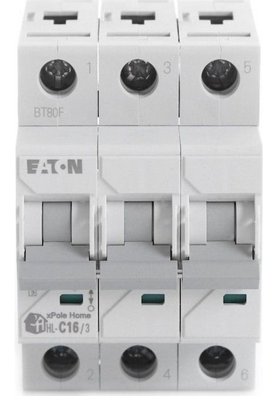 Eaton 194791 Minyatür Devre Kesici - 4,5ka - C Eğrisi - 3x16a
