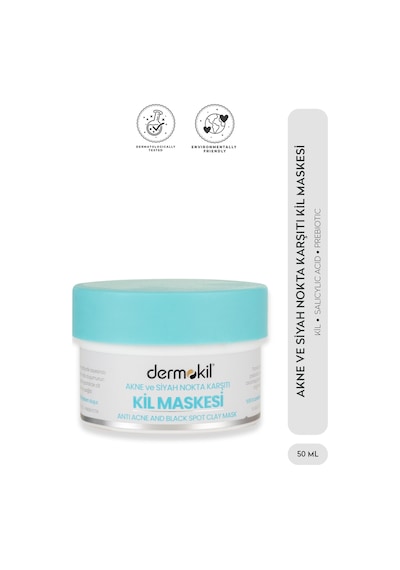 Dermokil Akne ve Siyah Nokta Karşıtı Kil Maskesi 50 ML