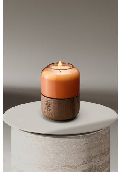Bork Aroma Candle Hf402 2 Iris, Manolya Ve Amber Kokulu Mum El Işçiliği Çok Renkli
