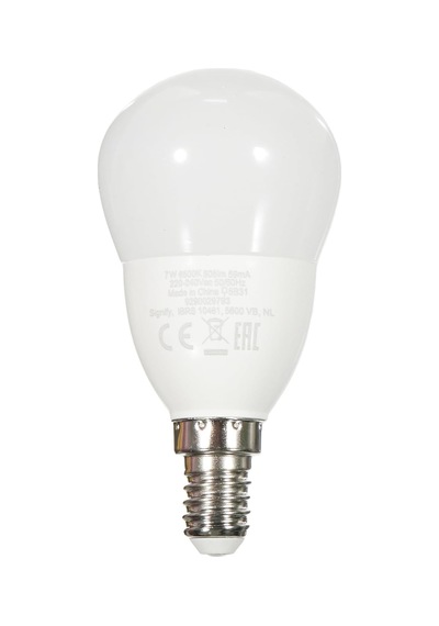 Philips Led 60w P48 E14 Beyaz Işık Dim Edilmez Ampul 4lü Paket Çok Renkli