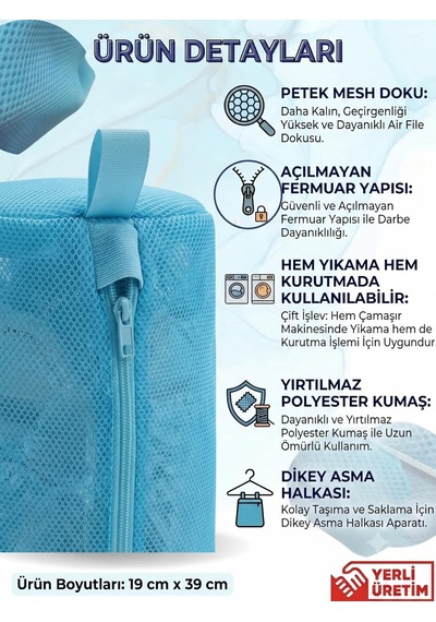 2'si Bir Arada Yıkama Ve Kurutma Filesi, Xl Büyük Boy Çamaşır Yıkama Çantası, Yıkama Filesi, Yıkama Esnasında Açılmayan Fermuar, Yırtılmaz Ve Dayanıklı Kalın Petek Mesh Dokulu Kumaş, Yıkama Torbası Mavi/ Beyaz 2'si Bir Arada Yıkama Ve Kurutma Filesi, Xl Büyük Boy Çamaşır Yıkama Çantası, Yıkama Filesi, Yıkama Esnasında Açılmayan Fermuar, Yırtılmaz Ve Dayanıklı Kalın Petek Mesh Dokulu Kumaş, Yıkama Torbası Mavi/ Beyaz