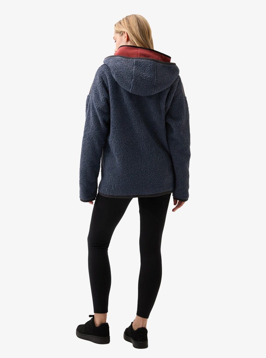 Unisex Termal Polar Ceket 20001 - Mavi Mavi