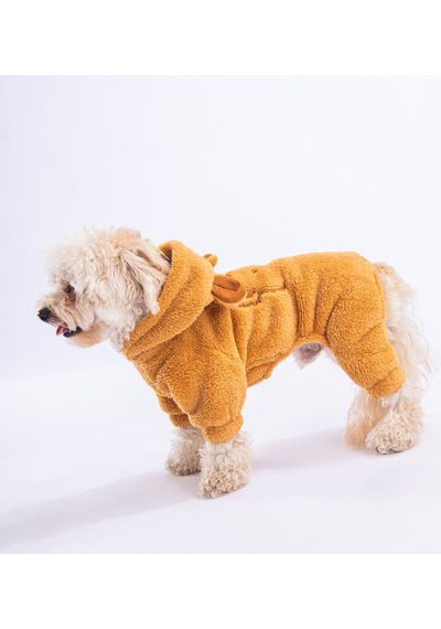 Pawstar Kahverengi Koala Küçük Irk Peluş Köpek Tulumu