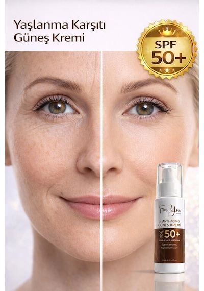 Anti-aging Yaşlanma & Leke Karşıtı Spf50 Yüz Ve Vücut Güneş Kremi 100 Ml