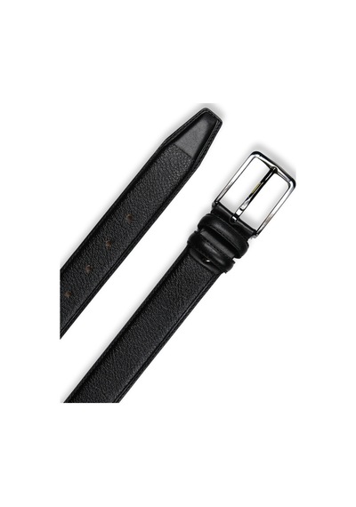 Mft Leather Hakiki Deri Erkek Kemer Desenli, 3,5 Cm, Siyah 9061 Siyah