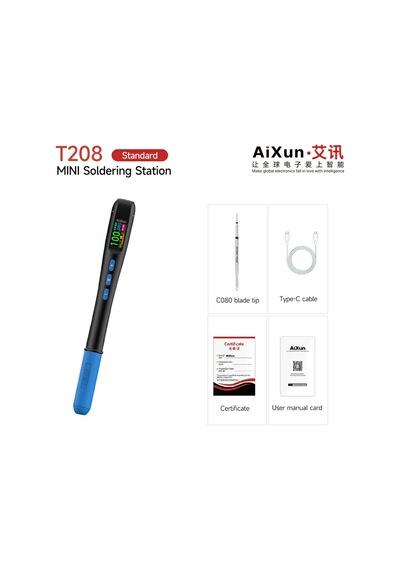 Aixun T208 Usb Type-c Taşınabilir Akıllı Kalem Havya