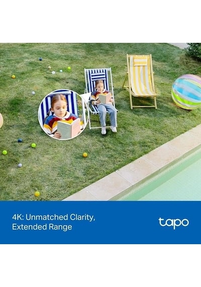 Tapo C560ws 4k 8mp Dış Mekan Wi-fi 6 Güvenlik Kamerası Yerel Yüz Tanıma Aı İnsan/evcil Hayvan/araç Algılama Starlight Renkli Gece Görüşü Ip66 Su Geçirmez Microsd & Bulut Depolama