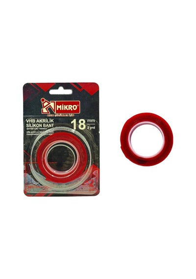Mikro Akrilik Bant 18mmx2mt 12 Li St. Vhb-500
