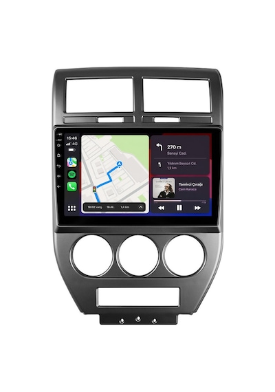 Dodge Caliber 2007-2009 Android Multimedya Carplay Android Auto Navigasyon Kameralı 8gb Ram 128gb 10"