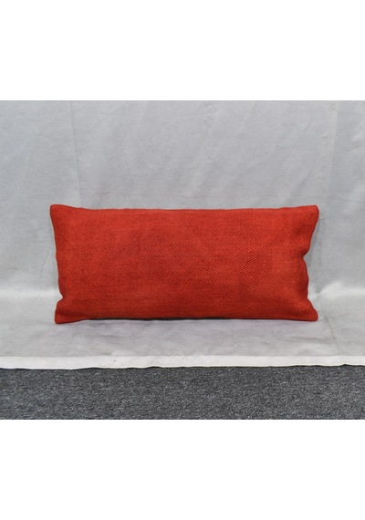Zehra Abla Halı Yeni El Dokuma Dekoratif Lumbar Kilim Kırlent Yastık Kılıfı 6851 Çok Renkli