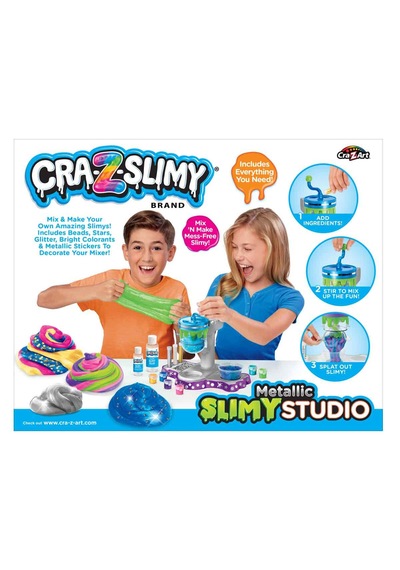 Sunman Cra Z Art 60016 Craz Slimy Metalik Slime Stüdyo Paketi 6+