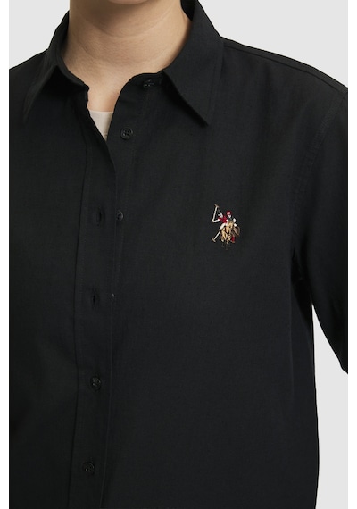 U.s. Polo Assn. Kadın Siyah Gömlek Basic 50320204-vr046
