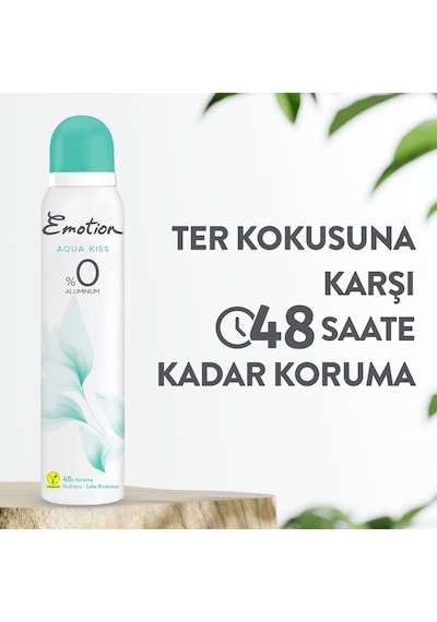 Emotion Aqua Kiss Kadın Sprey Deodorant 6 x 200 ML