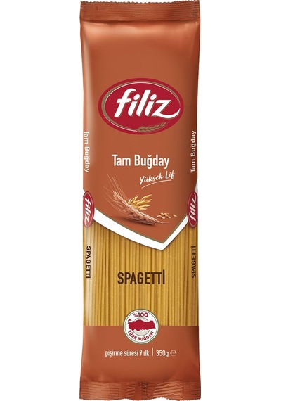 Filiz Tam Buğdaylı Ve Sebzeli Makarna 350 Gr 10 Lu Karma Paket