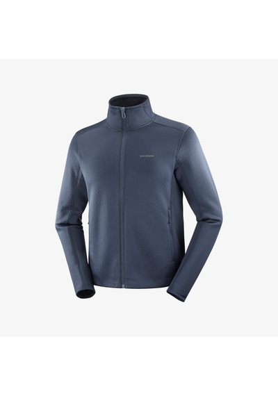 Salomon Outlıne Warm Erkek Tam Fermuar Polar Blue Nights Lc2474900 Lacivert