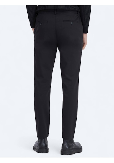 Kip Siyah Teknik Casual Pantolon Siyah