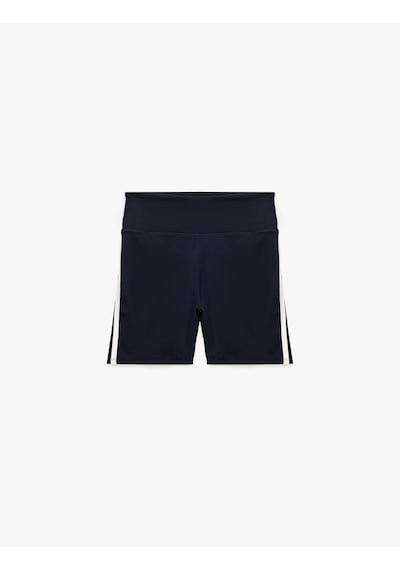 Koton Yüksek Bel Slim Fit Biyeli Spor Tayt Lacivert 6sak40357nk