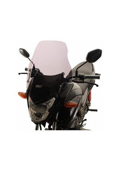 GP Kompozit Honda CB125F 2023-2024 Uyumlu Ön Cam Füme 48 cm