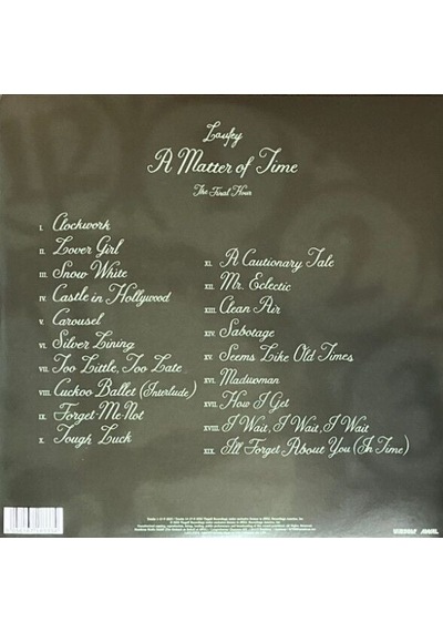 Laufey A Matter Of Time: The Final Hour Double Lp Plak