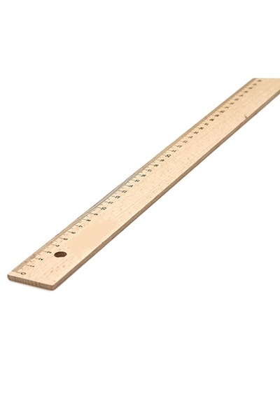 Ada Ahşap Cetvel Dar 30 Cm Ahşap