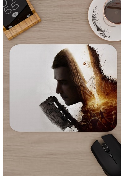Dying Light Kaymaz Dikişli Kauçuk Oyuncu Mousepad V3 - 22x18 Gaming Mouse Pad Fare Altlığı