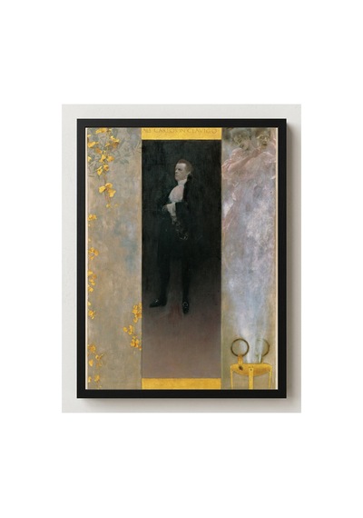 Klimt Clavigo'da Carlos Rolünde Josef Lewinsky Çerçevesiz Poster 30x42 Cm A3 Tablo Art Nouveau