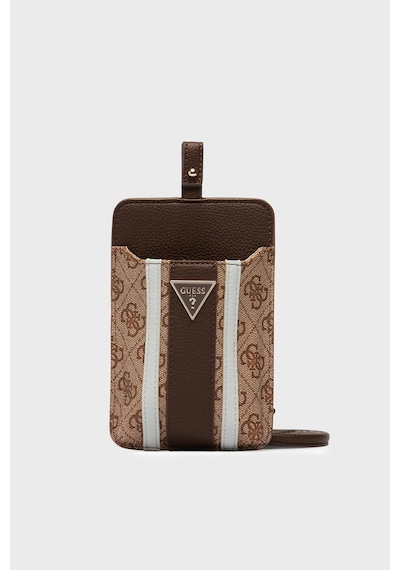Guess Noelle Logolu Telefon Çantası Pw7574p6326 Bayan Telefon Çantası Pw7574 P6326 Lgw Kahve
