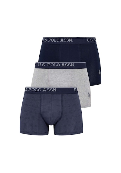 U.S. Polo Assn. Erkek Lacivert - Gri Melanj - Indigo 3 Lü Boxer-Lacivert - Gri Melanj - Indigo Lacivert - Gri - İndigo U.S. Polo Assn. Erkek Lacivert - Gri Melanj - Indigo 3 Lü Boxer-Lacivert - Gri Melanj - Indigo Lacivert - Gri - İndigo
