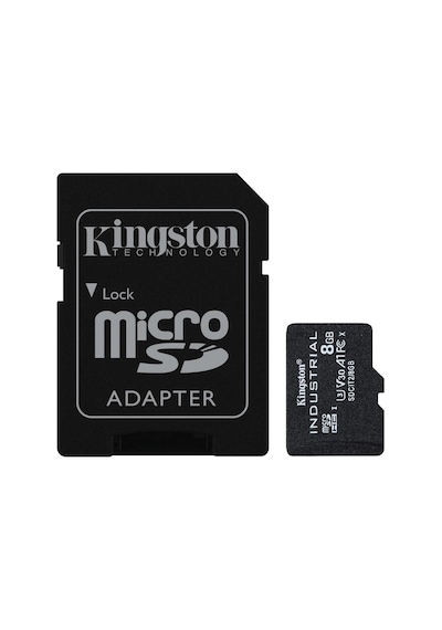 Kingston Sdcıt2-8gb 8gb Microsdhc Industrial C10 A1 Pslc Card + Sd Adapter Hafıza Kartı Kdo