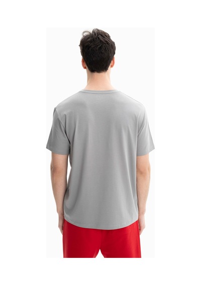 AR-MA Arma Erkek Regular Fit Örme Süprem Penye Bisiklet Yaka Tişört Y27344471501 Gri