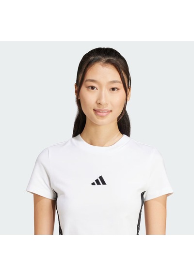 Adidas Essentials 3-stripes Slim Baby Kadın Tişört C-adıje1239b30a00 Beyaz