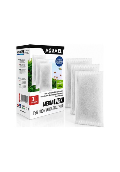 Aquael Media Pack Fzn Pro Carbon Aktif Karbonlu Filtre Kartuşu 3'lü Paket