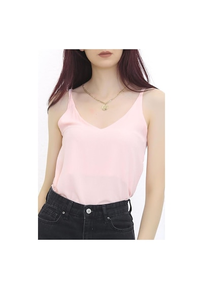 Ali Butik İp Askılı Kadın Atlet Pembe