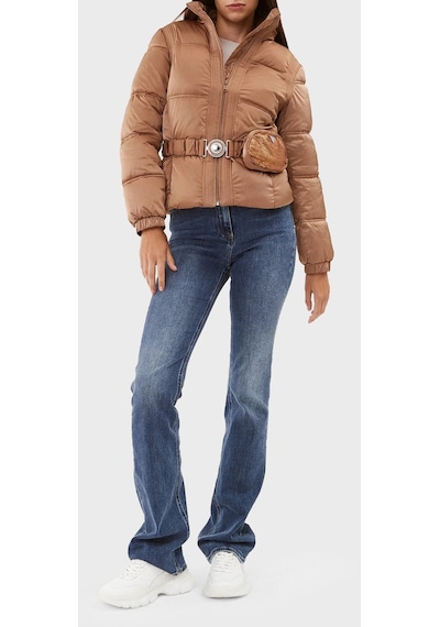 Guess Kadın Mont W3bl19wex12 F1az Bej