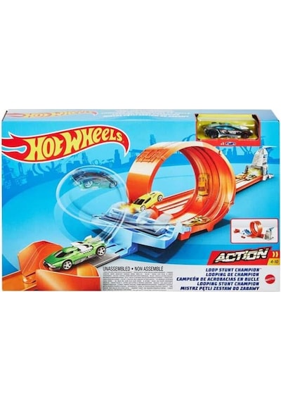 Hot Wheels Çember Akrobasi Pisti Şampiyonu Gtv13