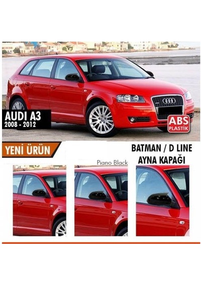 Audi A3 8p Yarasa Ayna Kapağı 2008-2012 Arası Batman Ayna