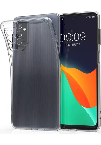 Newface Samsung Galaxy M52 5g Kılıf Lüx Şeffaf Silikon