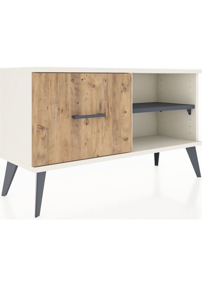 Arges Şifonyer Tek Raflı Tek Çekmeceli 88x30x48 Aytaşı-antrasit/çam Antrasit/çam Arges Şifonyer Tek Raflı Tek Çekmeceli 88x30x48 Aytaşı-antrasit/çam Antrasit/çam