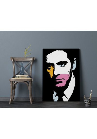 Bk Home Al Pacino Pop Art Tasarımlı Kanvas Tablo 70X100Cm-1