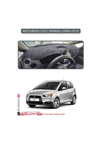 Mıtsubıshı Colt Ekranlı 2004-2013torpido Koruma Halısı Gri Kenar