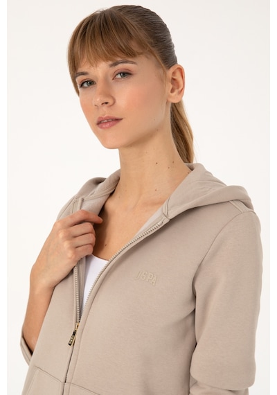 U.S. Polo Assn. U.s. Polo Assn. Kadın Taş Sweatshirt 50319111-vr049 Taş Rengi