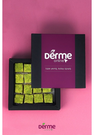 Derme Online Lokum Baklava Toz Fıstıklı Çikolatalı 275 G