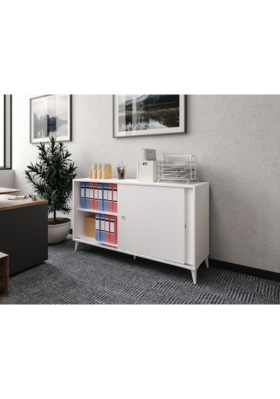Joker Ofis Dolabı, Dosya Dolabı Beyaz - Tamamı 1. Kalite Mdf Beyaz
