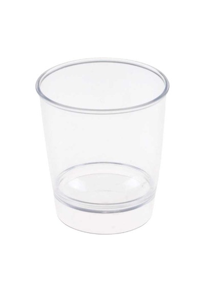 Mika Akrilik Shot Bardak Mum Bardağı 6x4.2 Cm 35 Cc 12 Adet