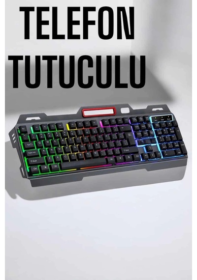 Bay Led Işıklı Oyuncu Klavye Usb Girişli Rgb Işıklı Q Klavye Mouse  Najmaddin 41047416