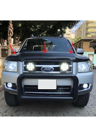 Ford Ranger Kaput Rüzgarlığı Kaput Koruma 2007-2009 Arası Parlak