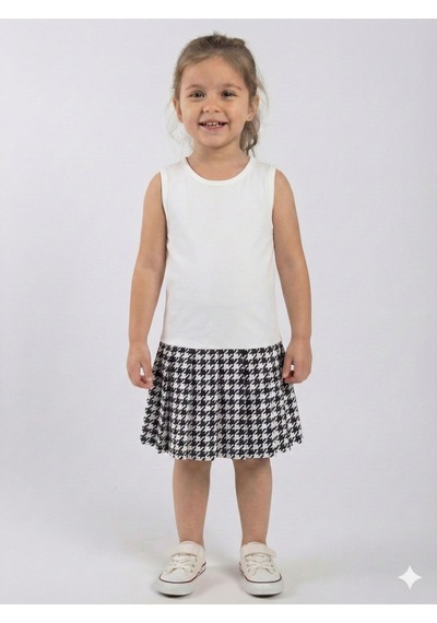 Xo Kids Kız Çocuk Elbise 3-7 Yaş 4028 Kırmızı