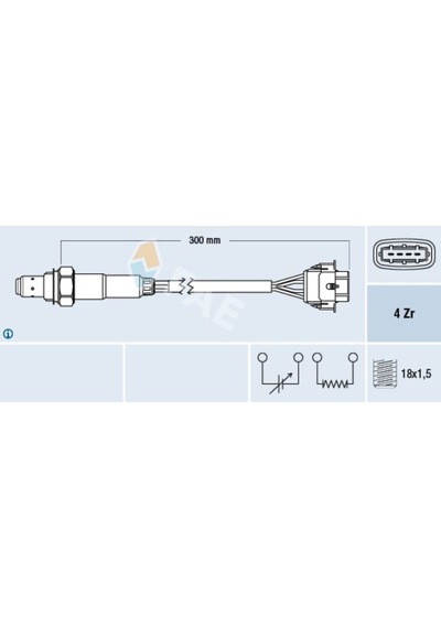 FAE 77246 LAMBDA SENSÖRÜ ASTRA.G-VECTRA.B 1.8 16V *Z18XE* (P2)