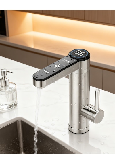 Zln3799 Elektrikli Musluk Inox