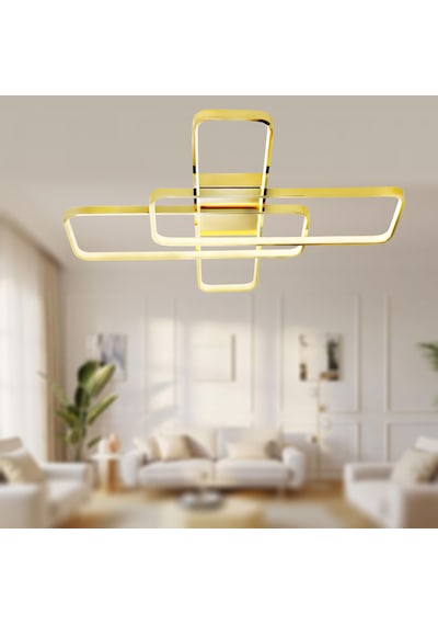 Tt040-sr Tt Ayd. Beyaz Işık Sarı Kaplama Plofonyer Led Avize SARI